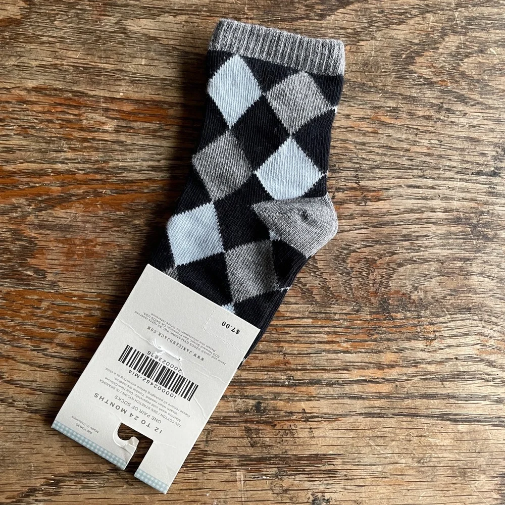 Janie and Jack socks, size 12-24 months